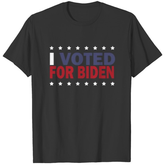 I VOTED FOR BIDEN US ELECTION 2020 DEMOCRATS SHIRT T-shirt