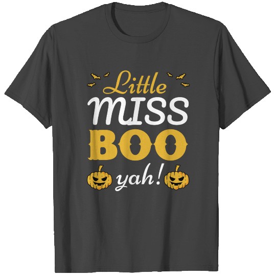 Little miss boo yah! Halloween ghosts T Shirts
