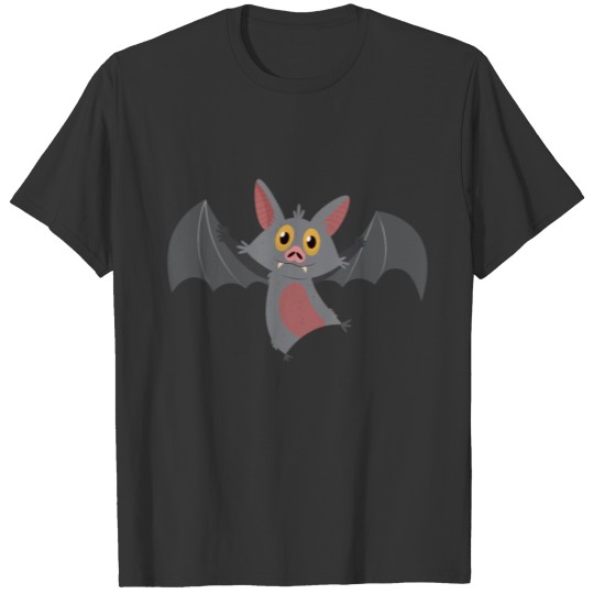 Cute and Funny Vampire Bat Halloween Gift for Kids T Shirts