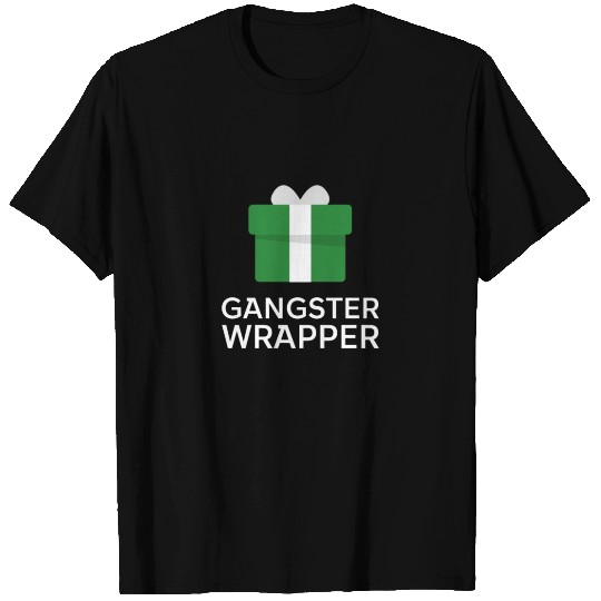 Gangster Wrapper Funny Gangsta Wrapper Christmas T Shirts