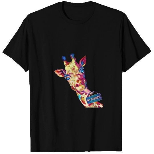 Giraffe fun birthday ART T Shirts