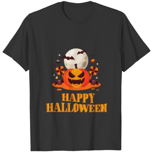 Funny Pumpkin Happy Halloween T-shirt