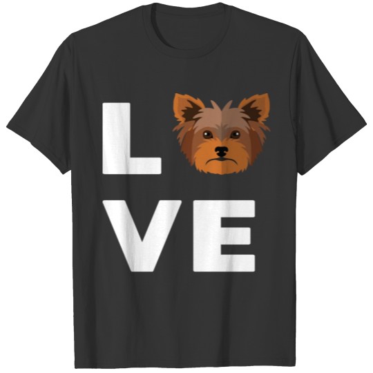 Yorkshire terrier Love Dog gift T-shirt