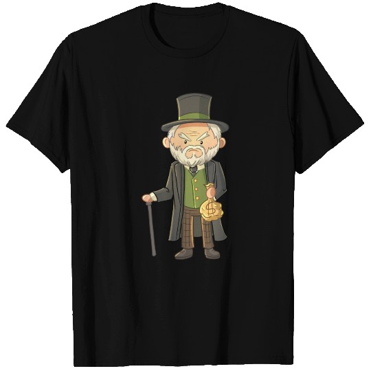 Christmas Carol Scrooge Money T Shirts