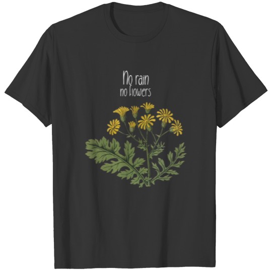 Yellow Wildflower Ladies T Shirts Gift Idea