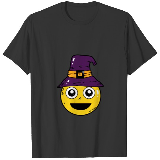 witch yellow face T-shirt