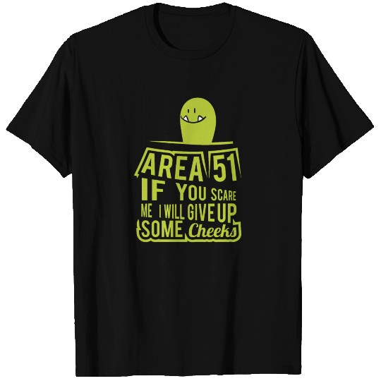 Area 51 Scare Aliens Science T Shirts Space