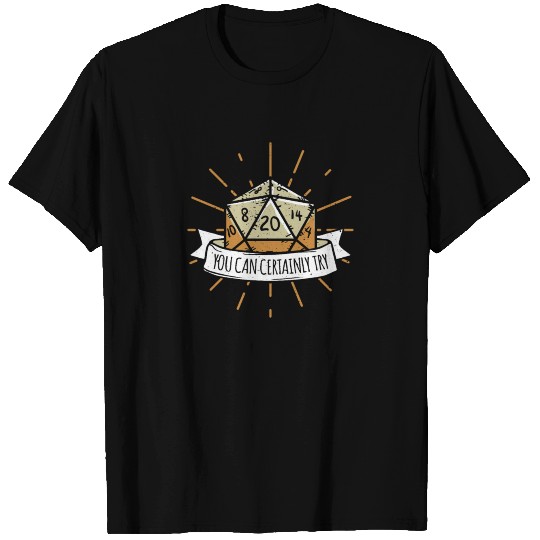 You can Certainly Try Dragon Dice Wizard Gamer T Shirts