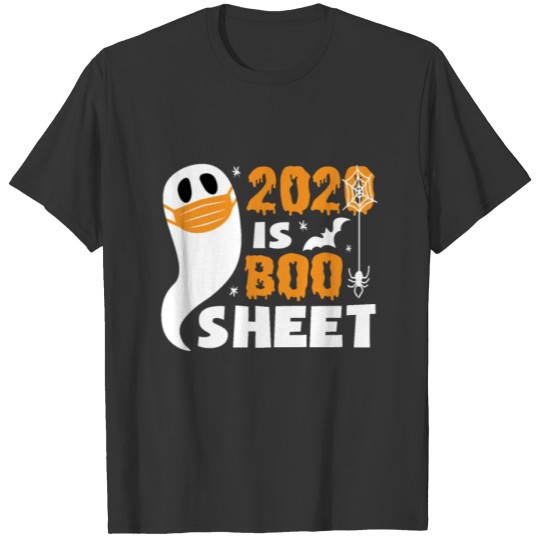 2020 Is Boo-Sheet Halloween Mask Ghost Costume T Shirts