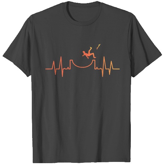 Heartbeat Skateboard Halfpipe Fail Gift T Shirts