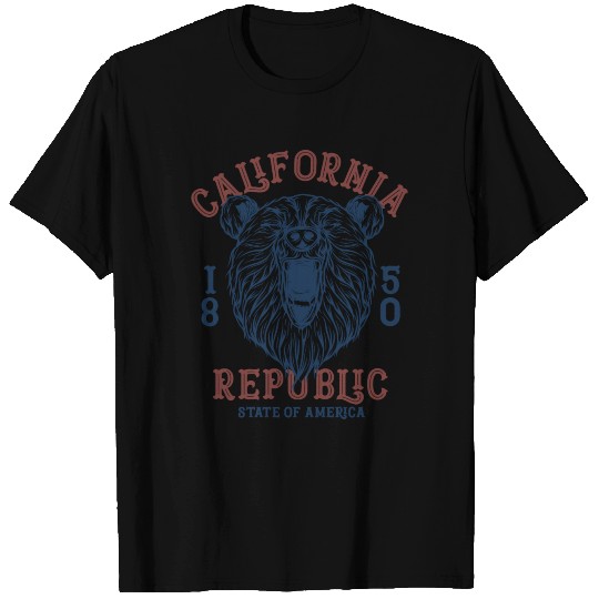 California Bear Dark T Shirts