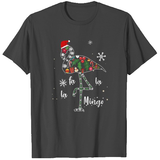 Funny Flamingo Christmas Xmas T Shirts