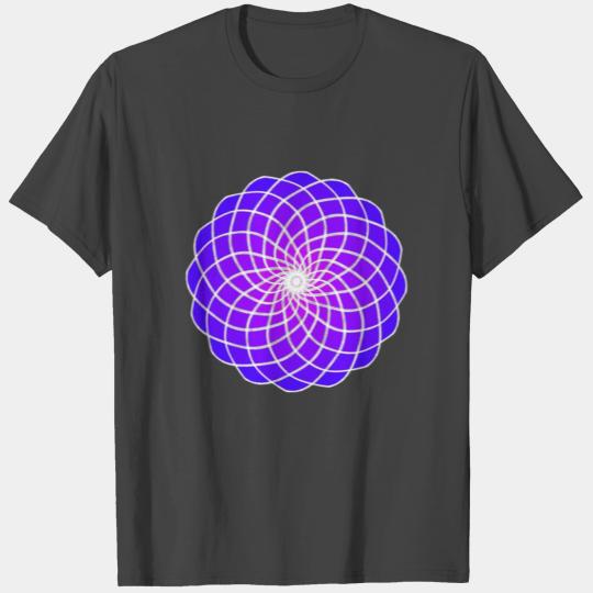 Blue to Purple Mandala T Shirts