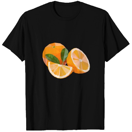 orange fruit lowpoly T Shirts