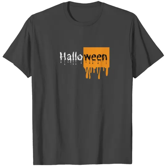 Halloween Orange Logo T Shirts