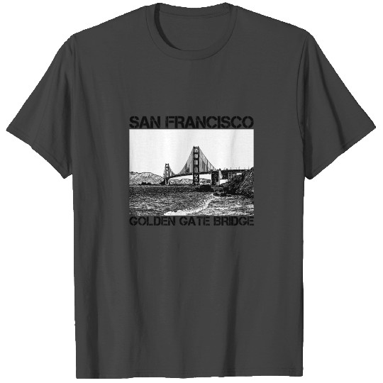 San Francisco California USA Golden Gate Bridge T Shirts