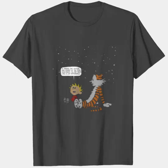 Calvin and Hobbes Quotes T Shirts