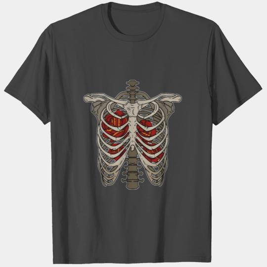 Dia De Los Muertos - Day of the Dead Skeleton Ribs T Shirts