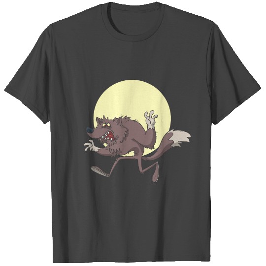 Crazy werewolf T Shirts