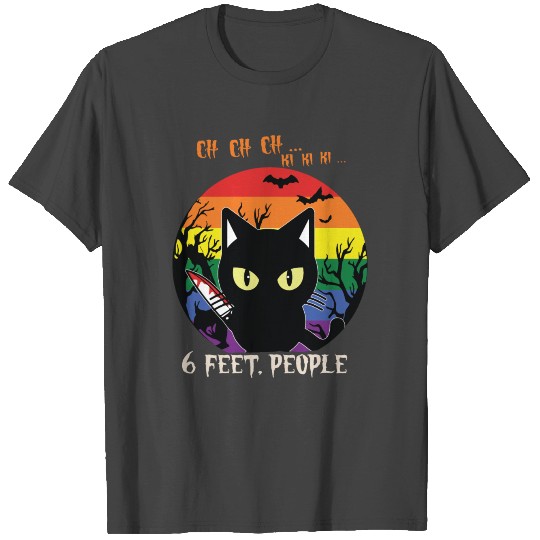 Six Feet People Halloween Cat LGBT Pride T Shirts