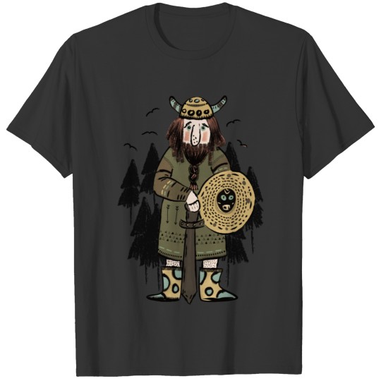 Wild Viking with Dotted Boots T-shirt