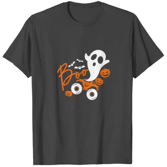 Ghost Rider Truck Monster Halloween Pumpkin T Shirts