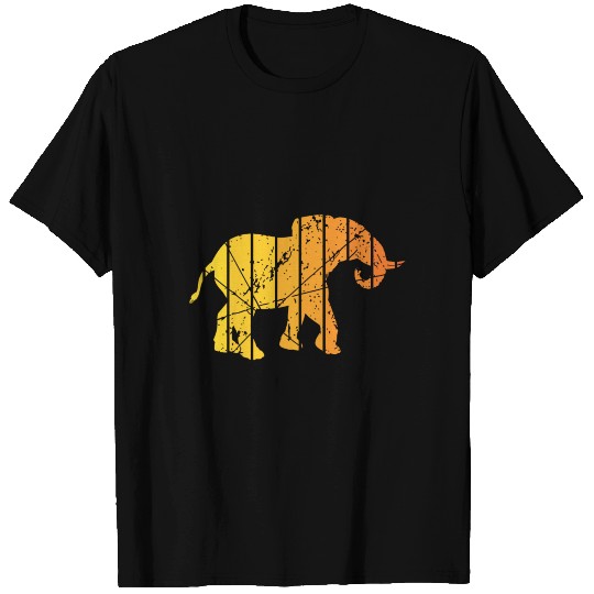 Elephant Retro Africa Animal Love T Shirts