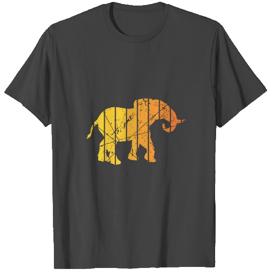 Elephant Retro Africa Animal Love T Shirts