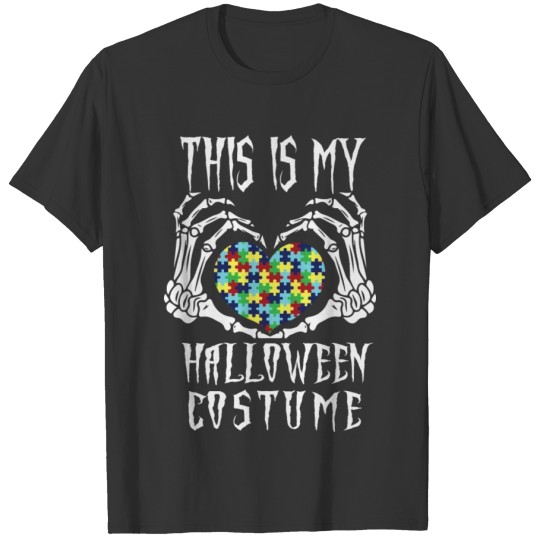 Halloween Costume Autism Awareness T-shirt