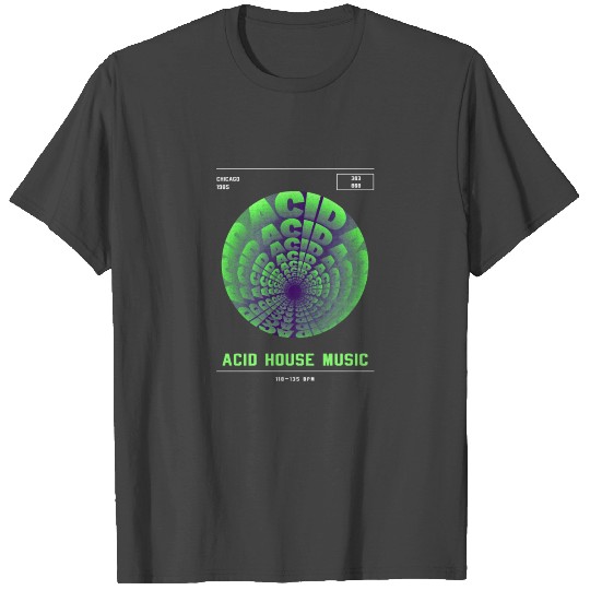 Acid House Techno Raver EDM DJ Festival Party Gift T Shirts