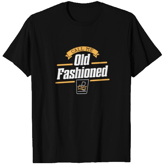 Call Me Old Fashioned Bartender Drinks Server Pub T Shirts