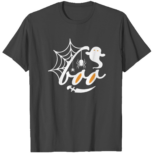 Halloween Spider Ghost Boo T Shirts