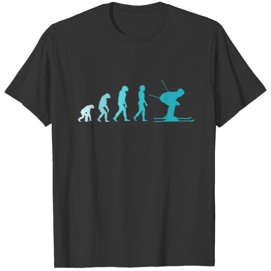 Skier Evolution T-shirt