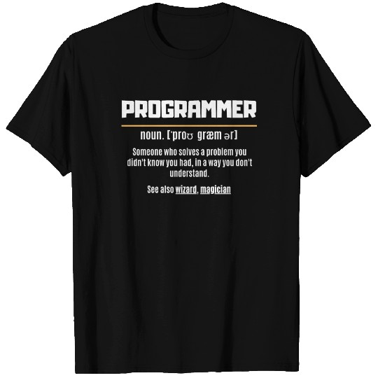 Funny Software Developer Definition T Shirts