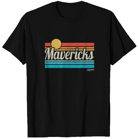 Mavericks California Retro Sunset Surfer Trip Love T Shirts