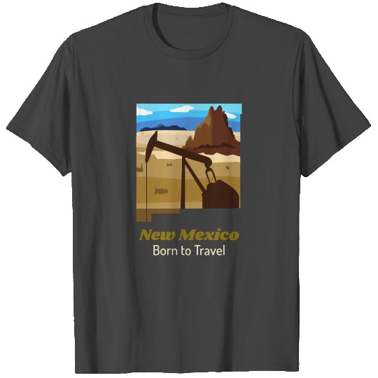 New Mexico Edition by Born to Travel T Shirts