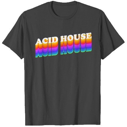 Acid House DJ Techno Raver Festival EDM Party Gift T Shirts