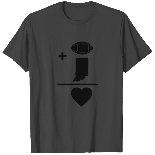 Equation Indiana Football Love T Shirts