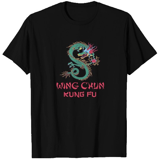 Wing Chun Kung Fu chinese dragon T Shirts
