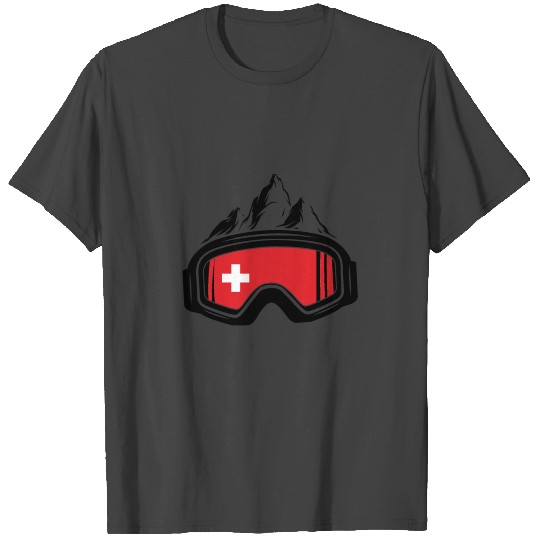 Skiing Switzerland | Snowboard Ski Alps Gifts T Shirts