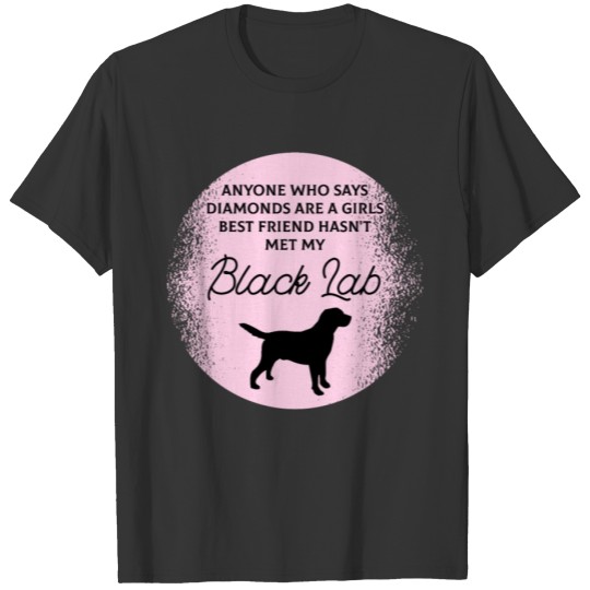 Black Labrador retriever dog dog lover dog gift T-shirt