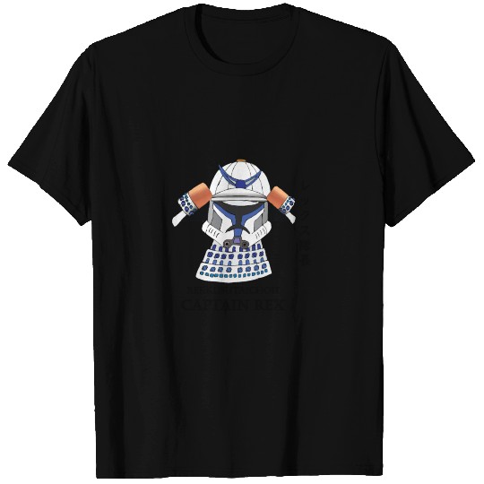 Samurai Captain Rex Helmet Character Card T Shirts