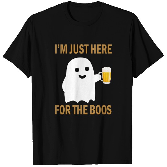 Ghost beer halloween saying gift T Shirts