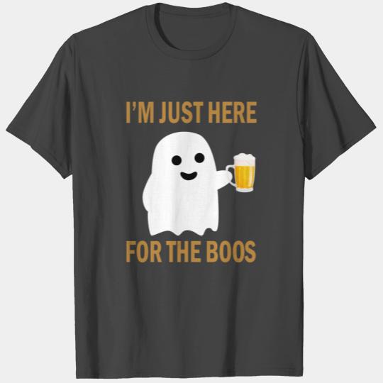 Ghost beer halloween saying gift T Shirts