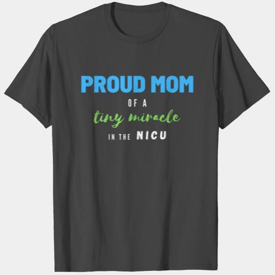 Proud NICU Mom (boy) T Shirts
