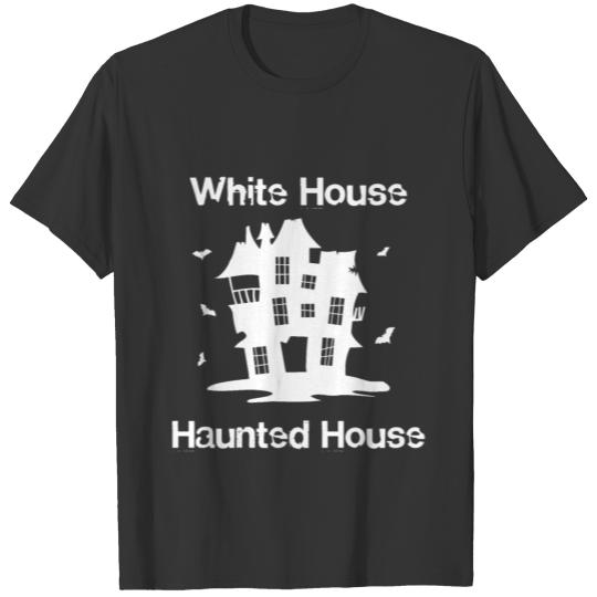 white house haunted house T Shirts
