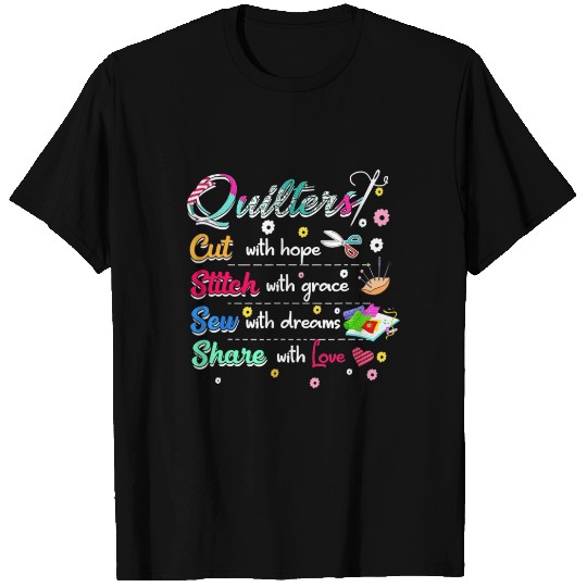Quilting T Shirts quilters cut, stitch, sew, share
