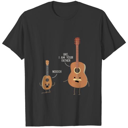 Funny Guitar Uke, I Am Your father Noooo! Acoustic T-shirt