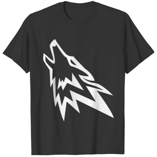White Wolf Screaming T Shirts