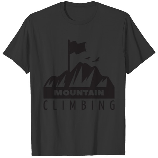 mountain climbing peak T-shirt
